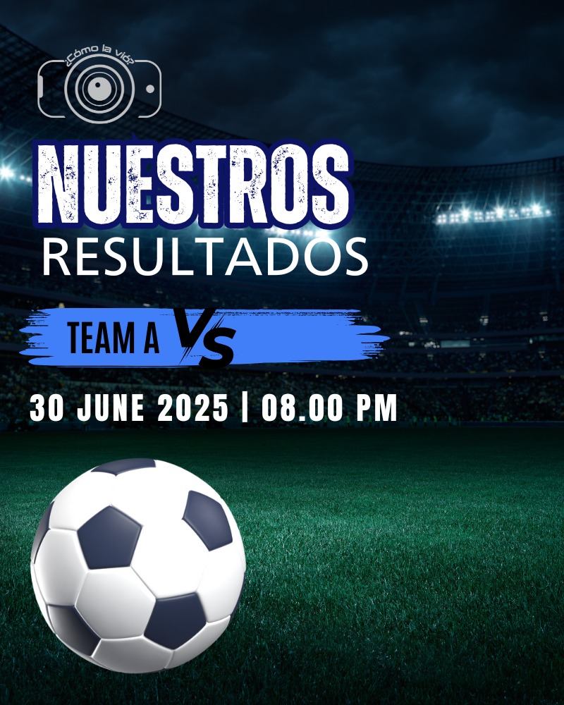 Resultados de un partido de fútbol en Comolavio